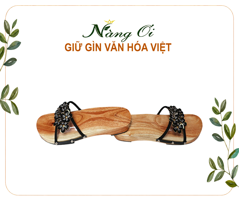 Guốc gỗ truyền thống Việt Nam cho những ai thích nét xưa